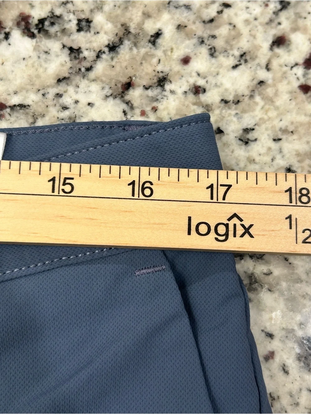 Banana Republic Slate Blue Gray Men's Chino Performance Pants 34x34 Polyester